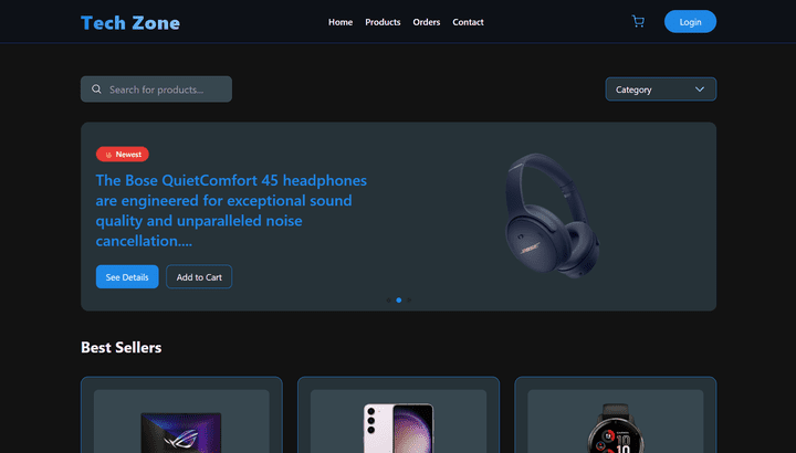 Tech Zone E-Commerce Project