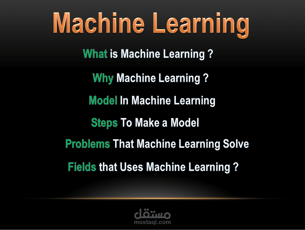 Machine Leaning Presentation