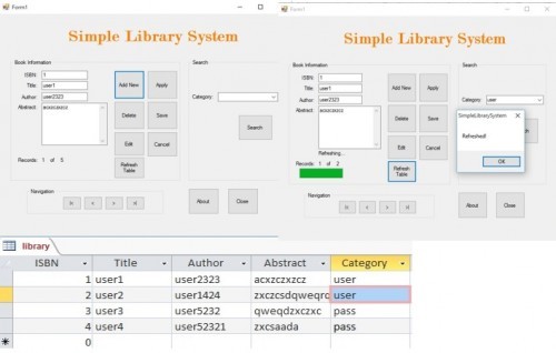 نظام مكتبة بسيط visual-basic-net