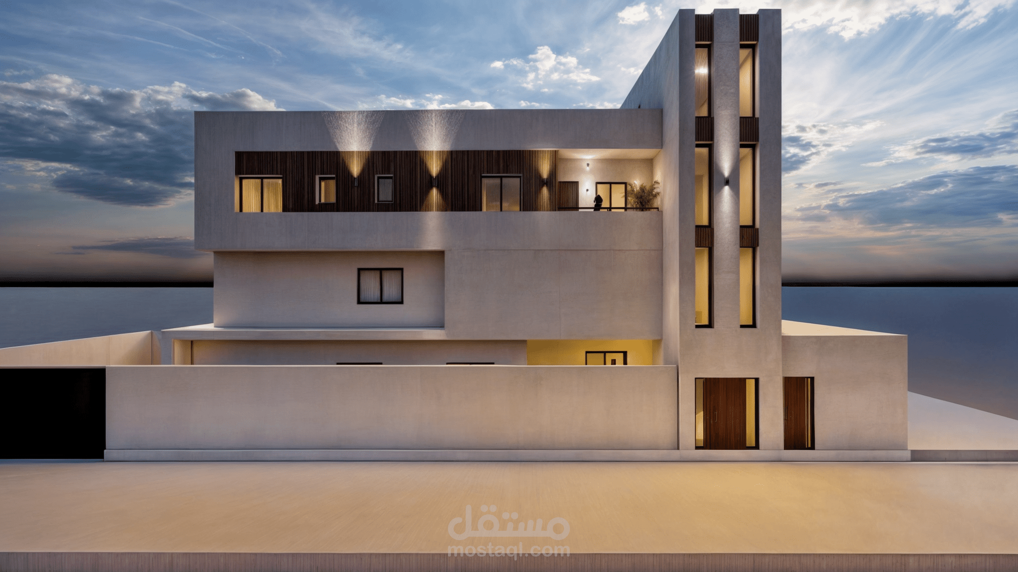 تصميم واجهة  لفيلّا