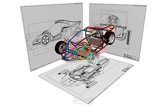 رسام autocad احترافى