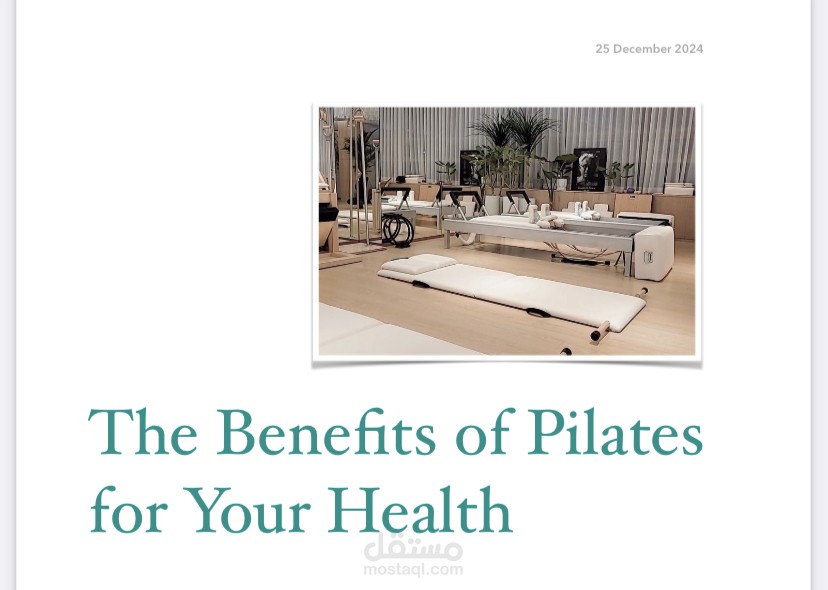 A newsletter for Pilates