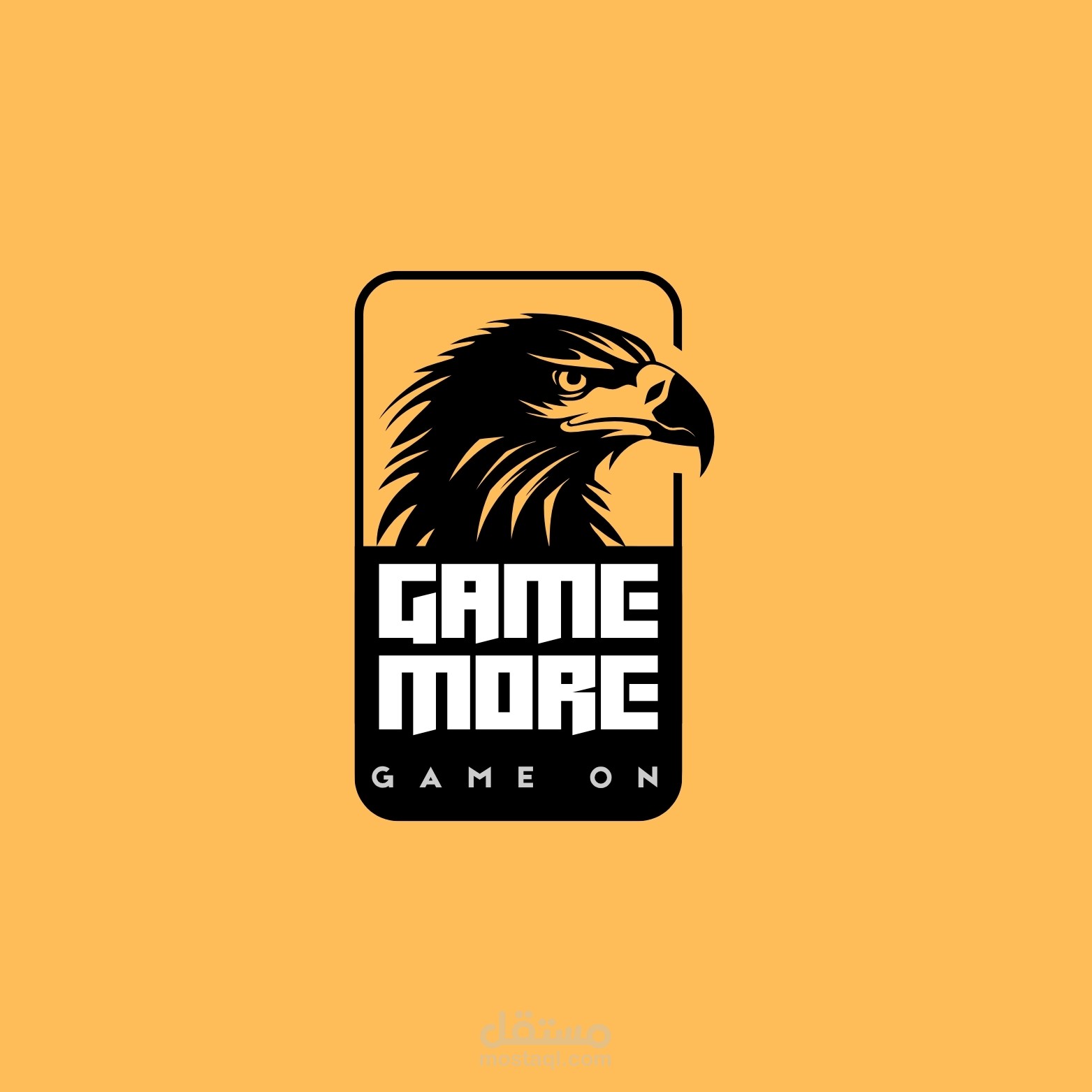 تصميم شعار ديناميكي لمجتمع الألعاب "Game More"