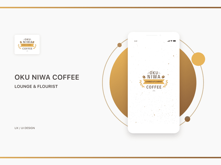 OKU NIWA coffee , UX UI Design