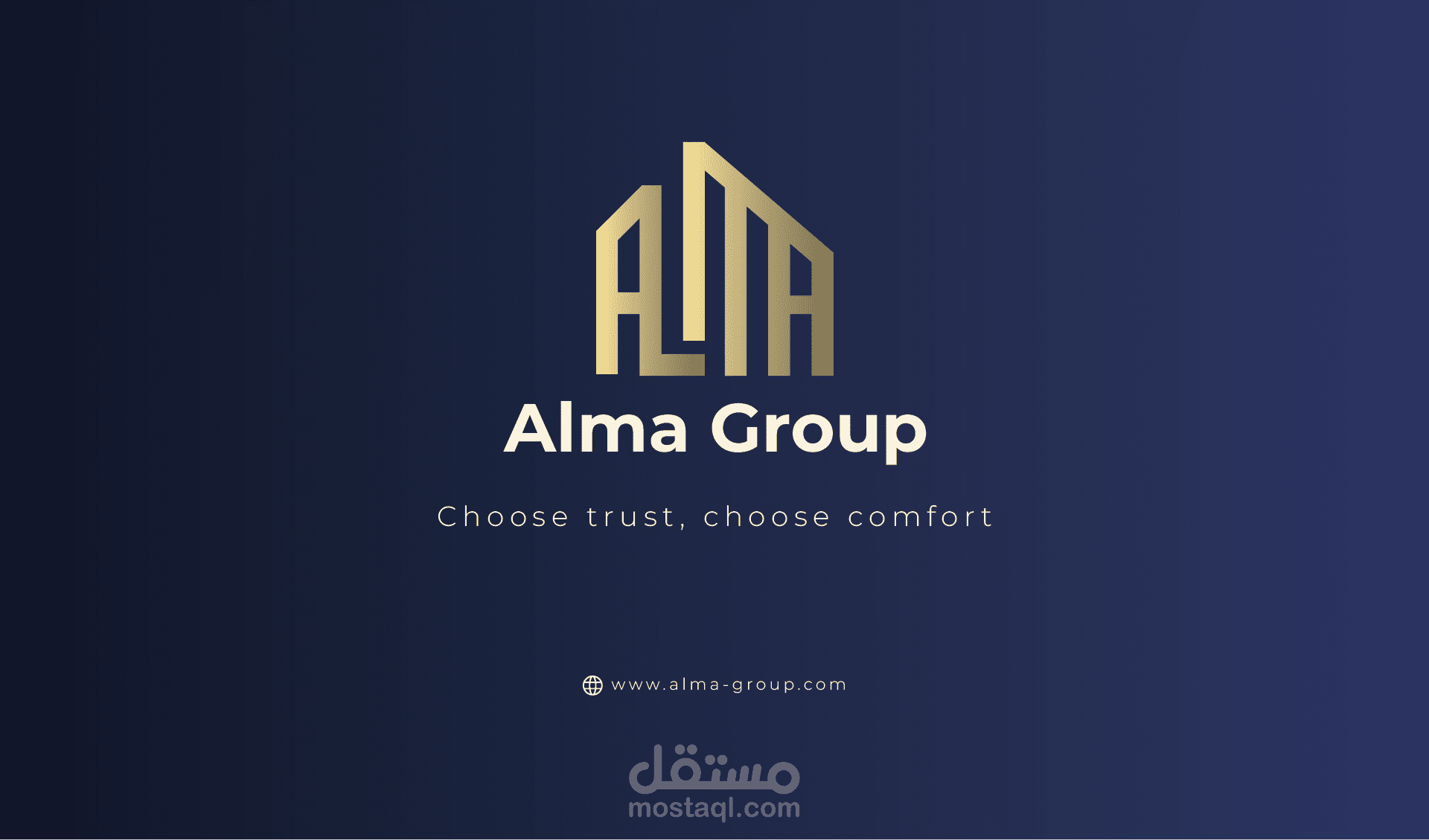 Alma Real Estate شعار وملف للشركة