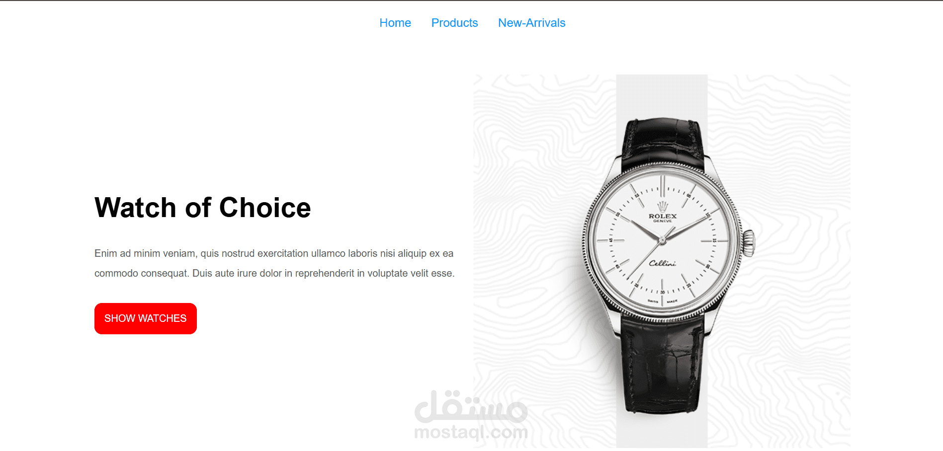 watches store