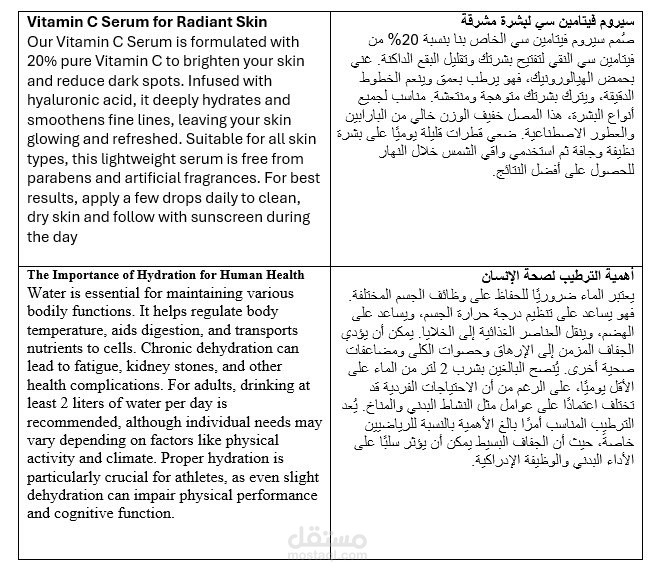 نماذج أعمال للترجمة الطبية
