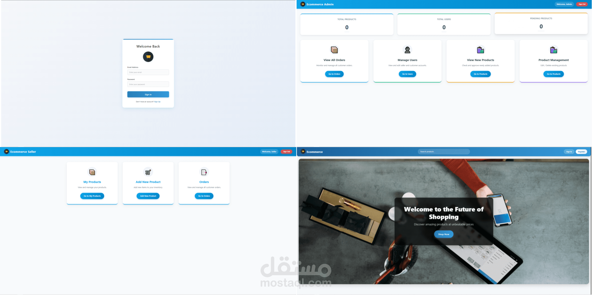 E-commerce Vanilla Web Application