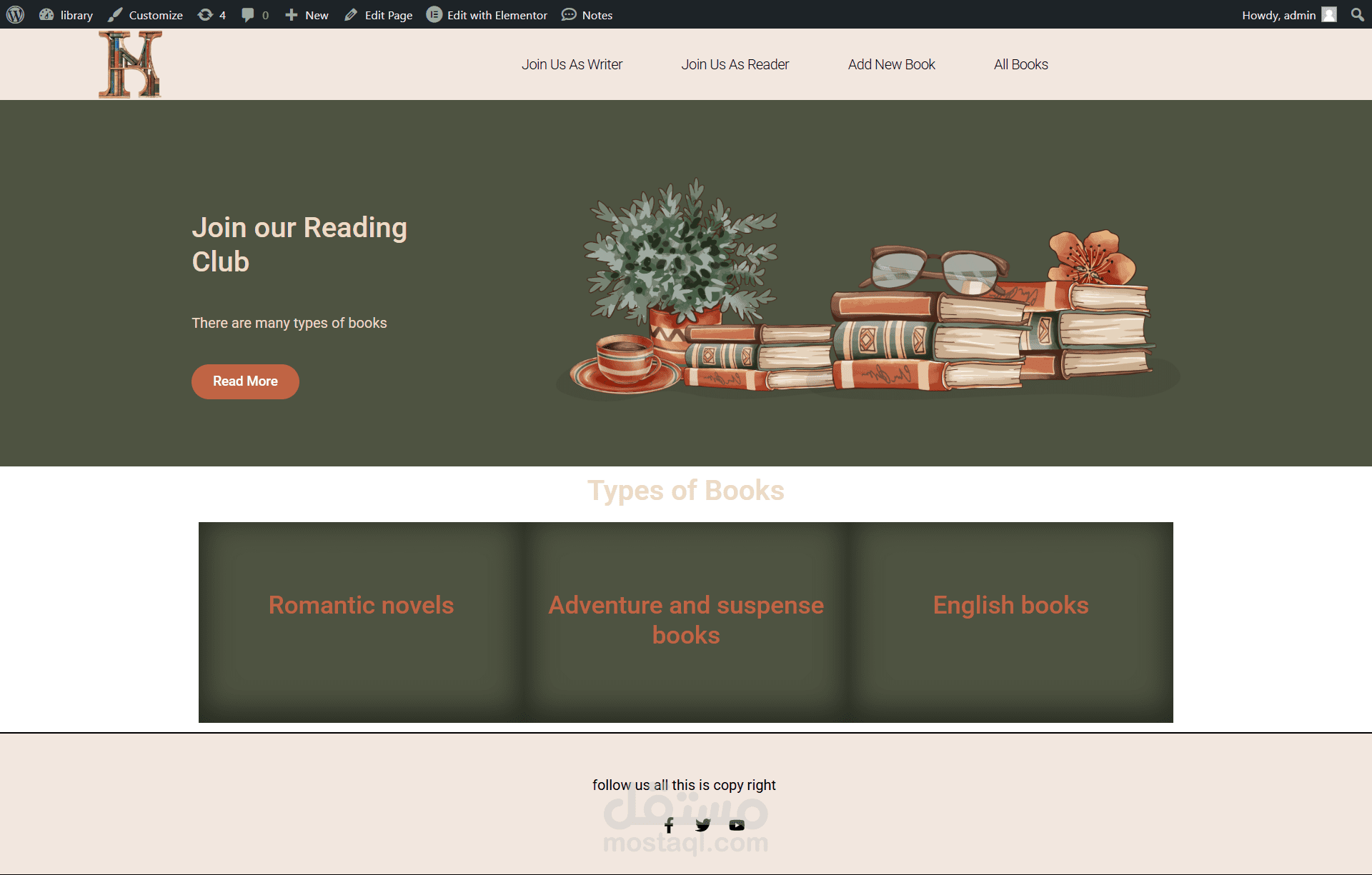 Online Book Library Platform