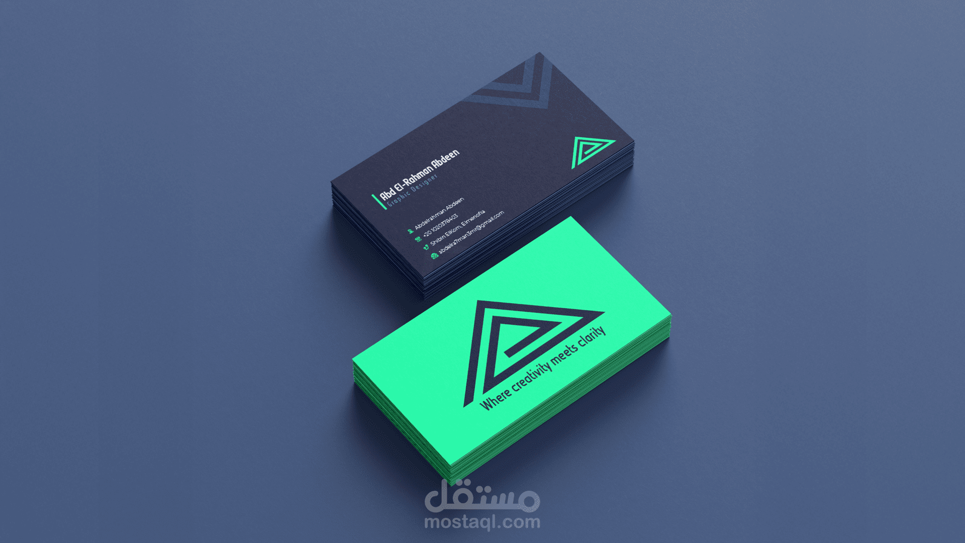 visual identity for a graphic designer
