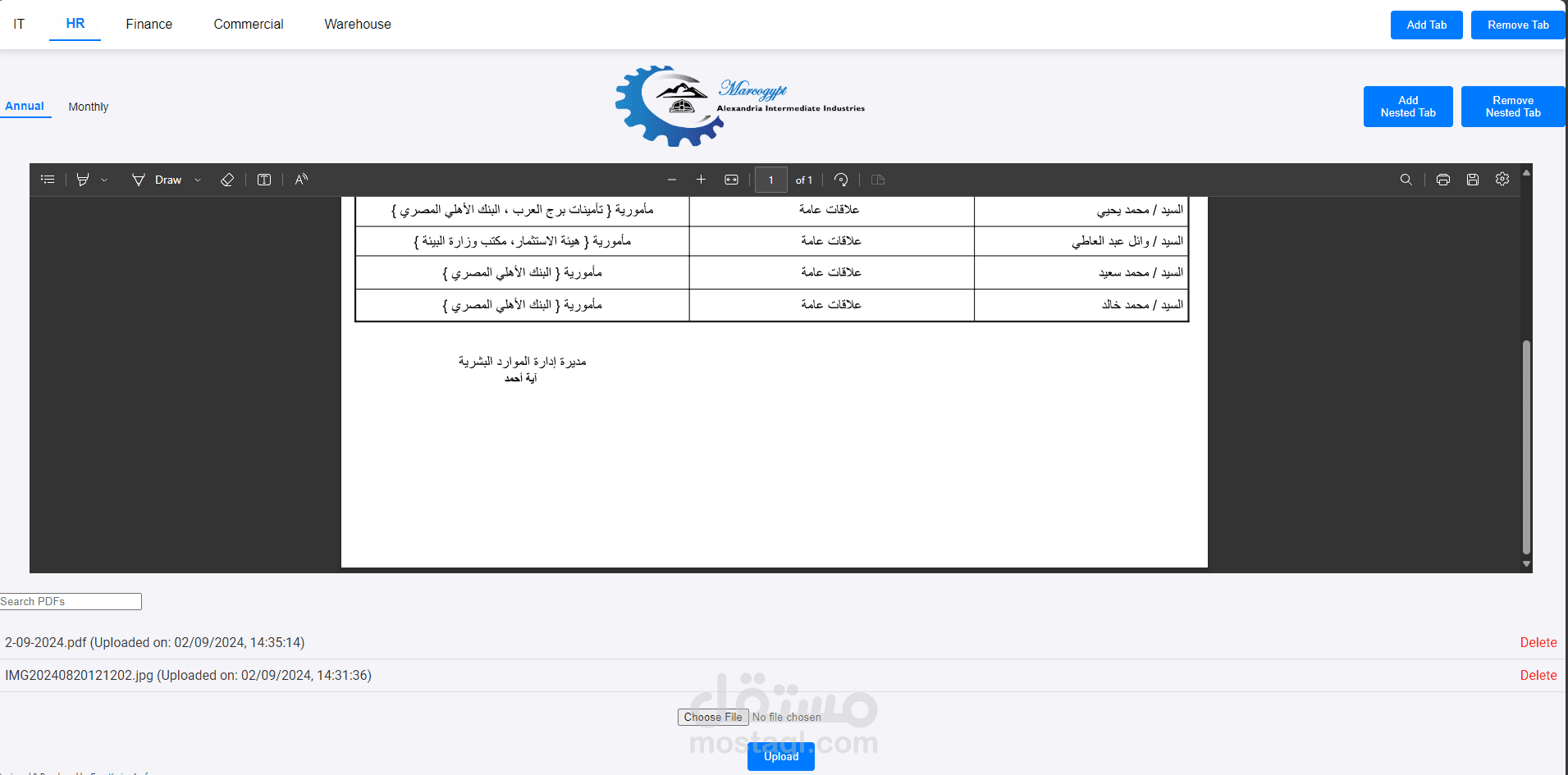 مدير الوثائق