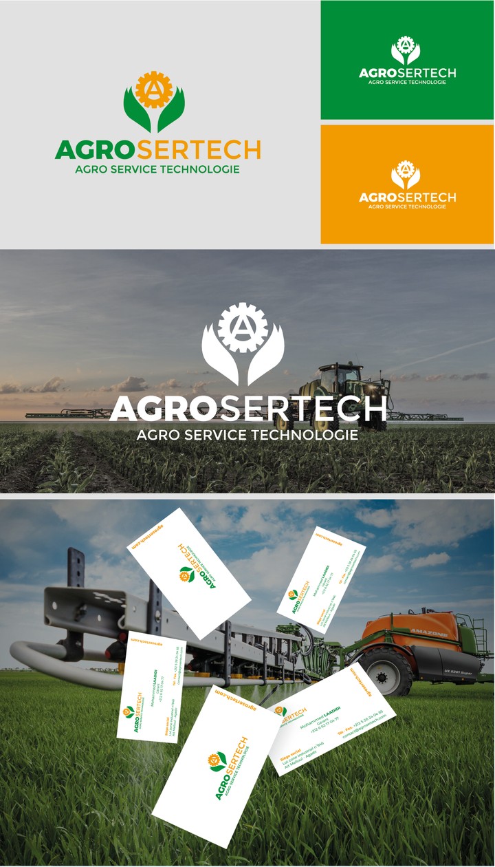 هوية تجارية لشركة فلاحية AGROSERTECH