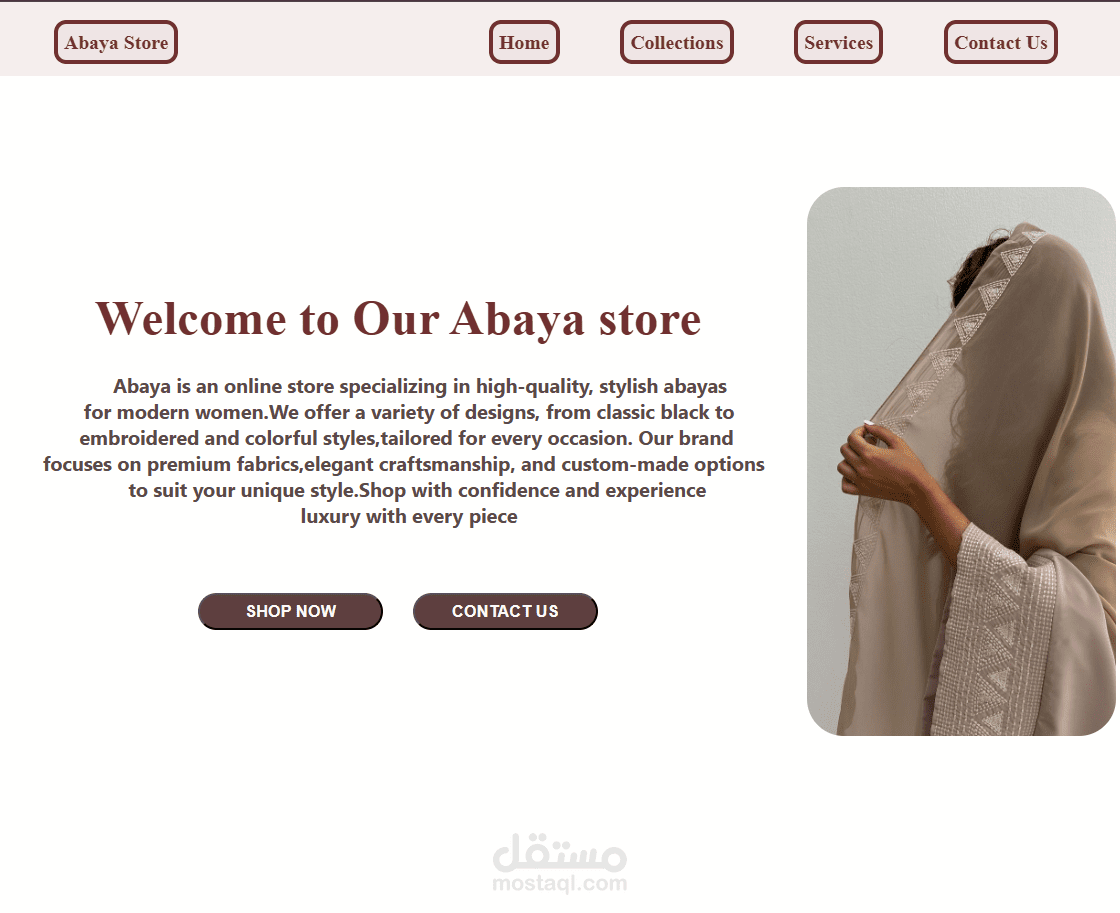 Abaya Store – موقع  لمتجر عباءات أونلاين