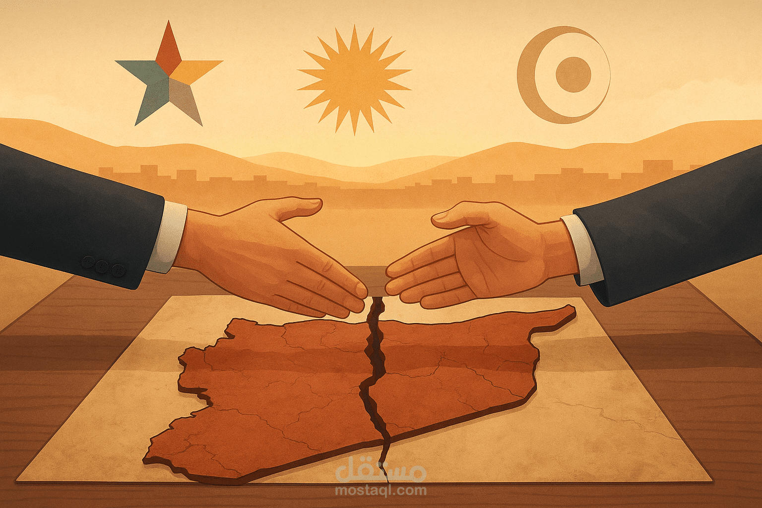التفاوض بأسم الدولة حق..... التفاوض بأسم الطائفة خيانة