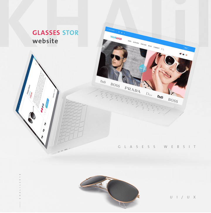Glasses Store website | UI/UX