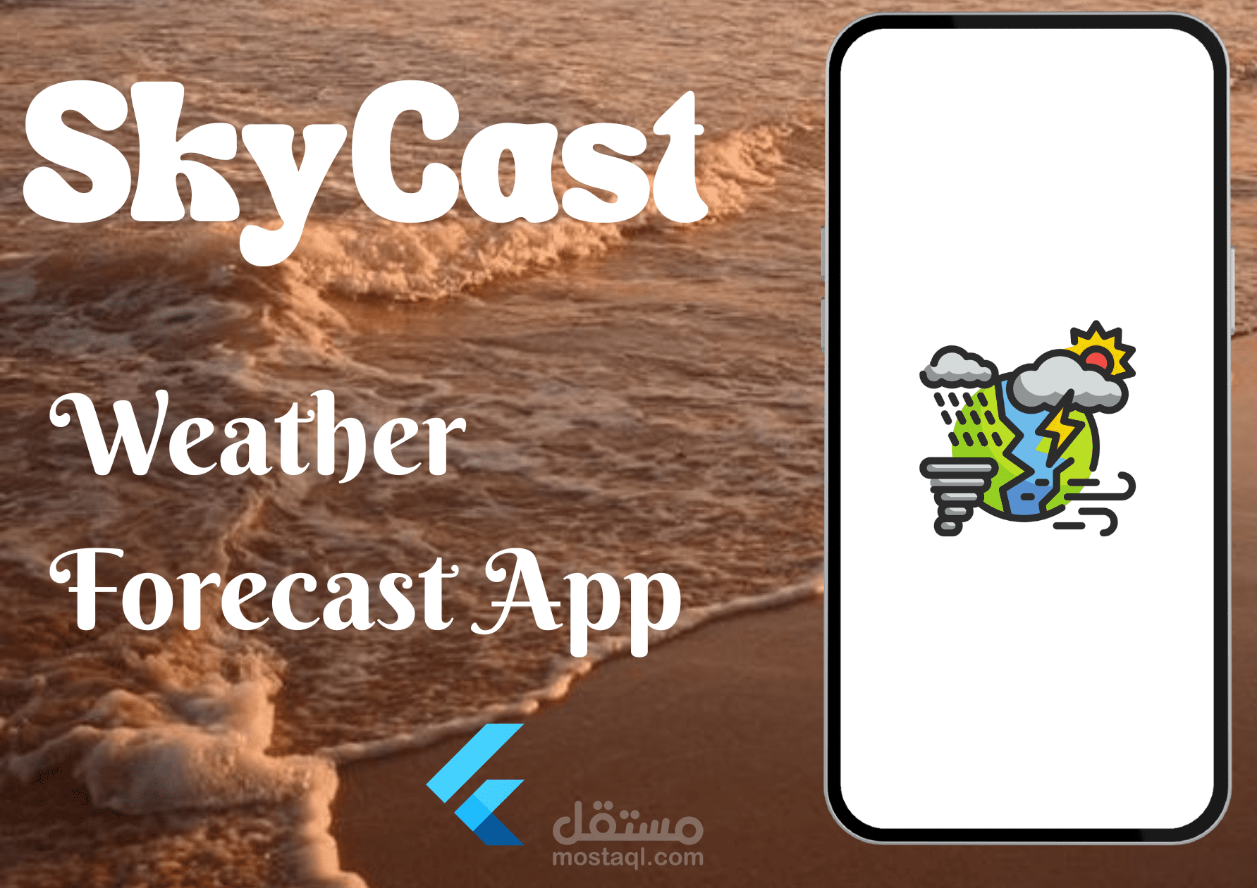 SkyCast – Weather Application (Flutter, API Integration, UI/UX)
