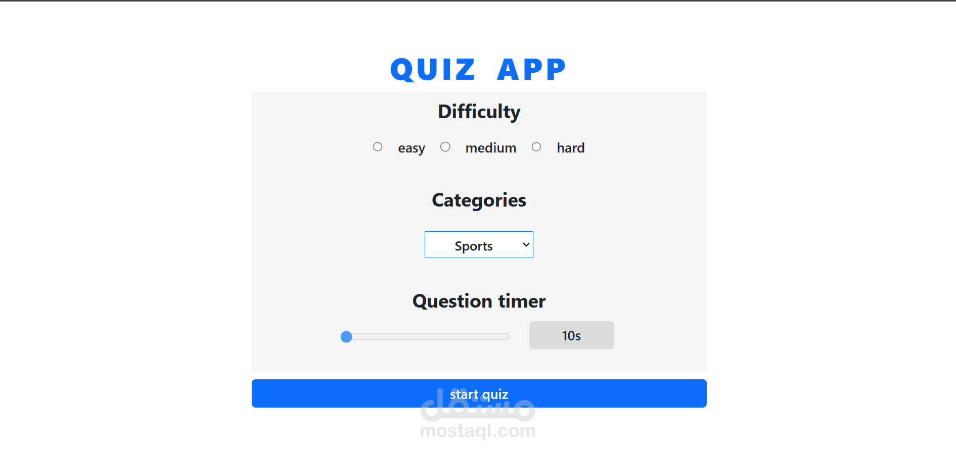 Quiz app