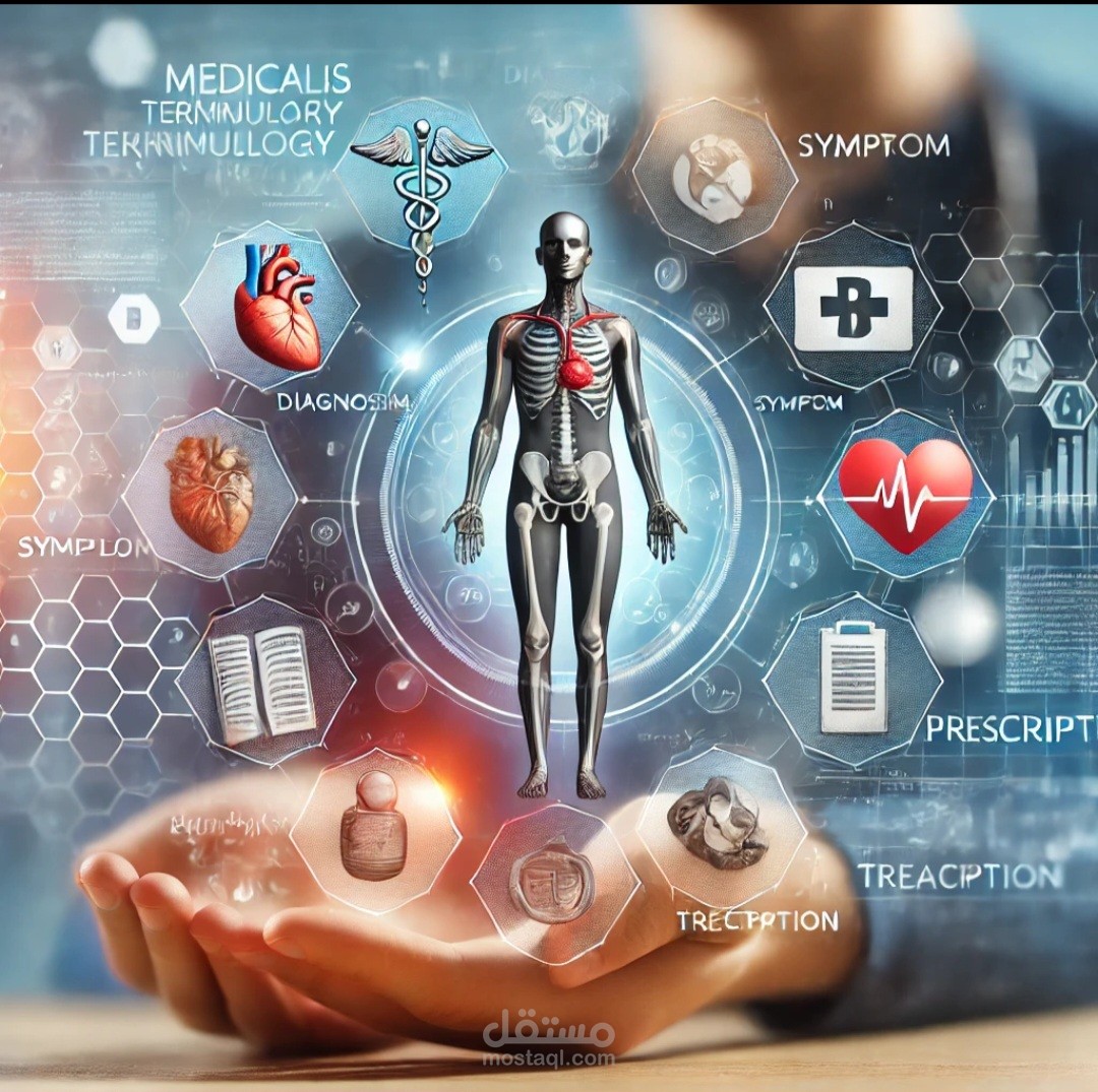 عمل ملخص بخط اليد لمادة medical terminology