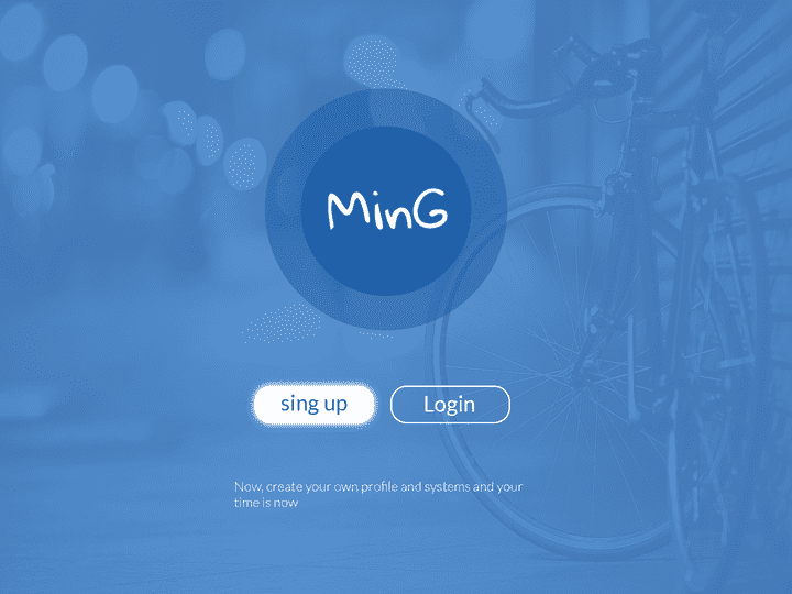 واجهة المستخدم "ui design "ming app