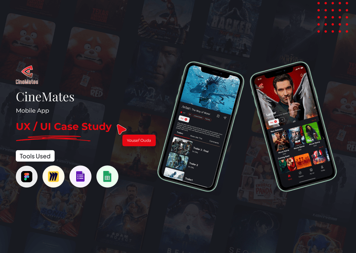 Mobile App UI/UX Design -CineMates