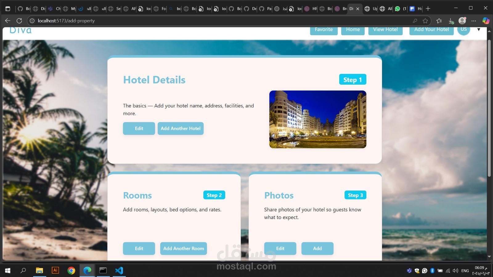 booking website