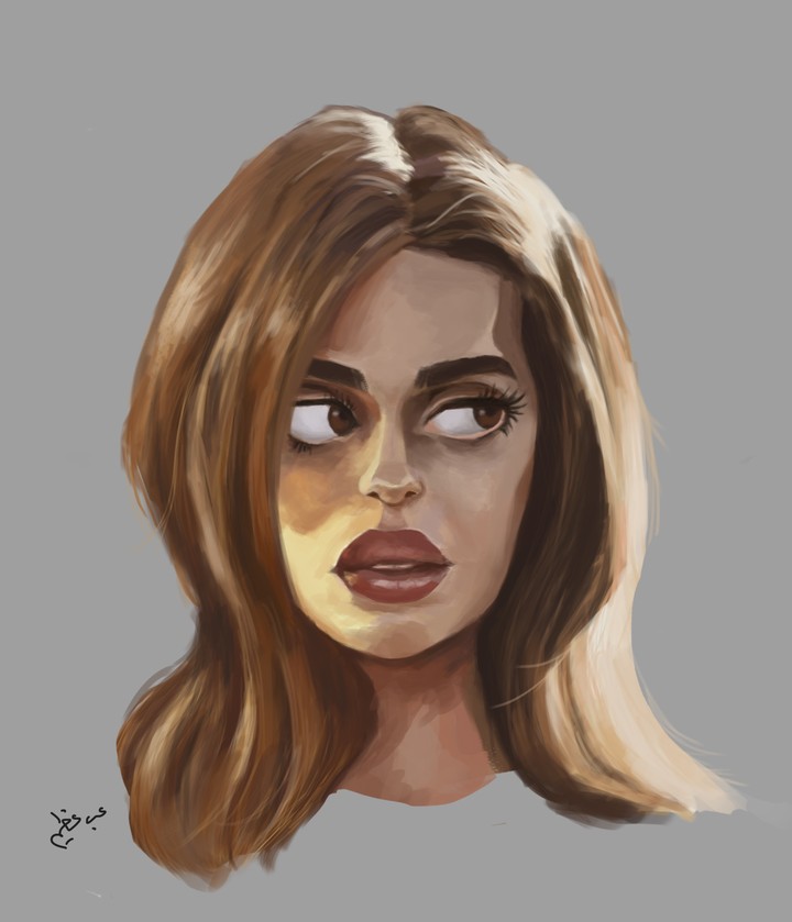 digital painting portrait