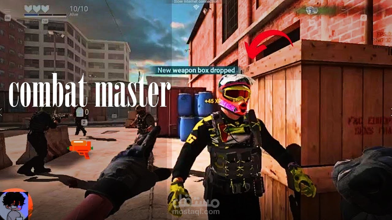 اول مرة نلعب هد اللعبة / combat master