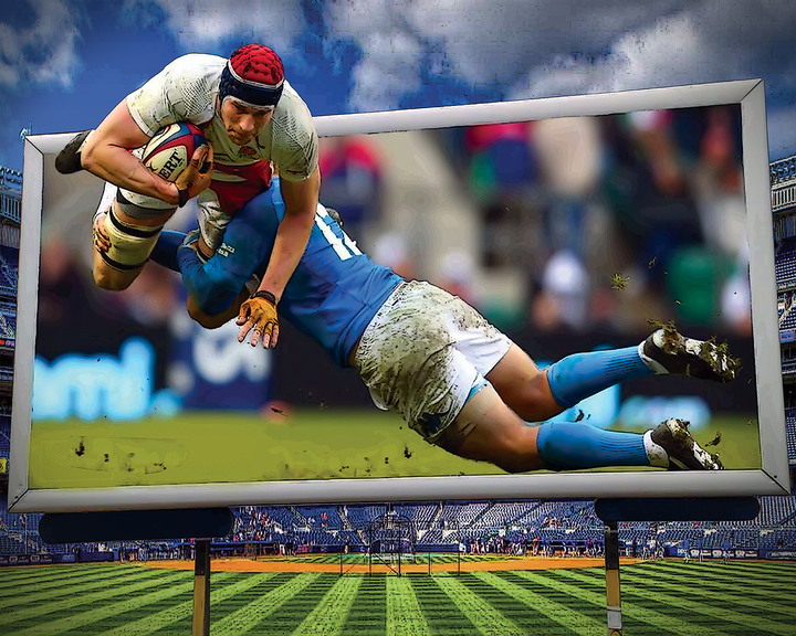 rugby poster Pop Up