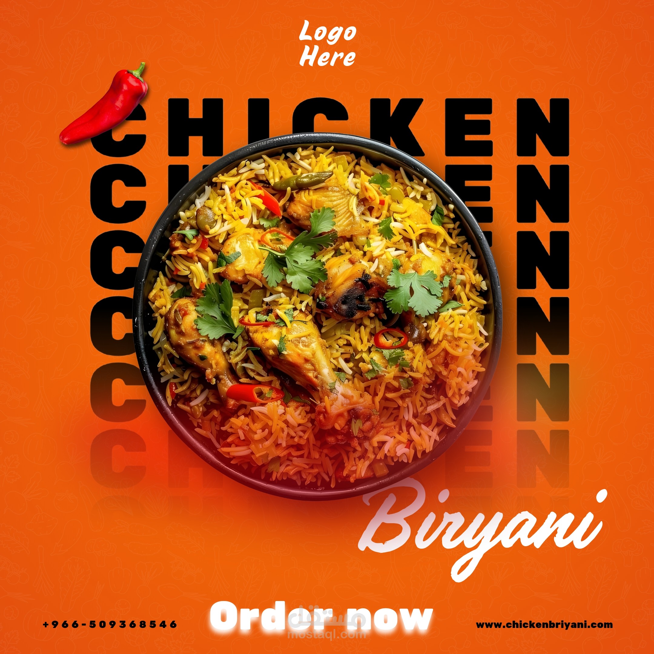 Food poster design