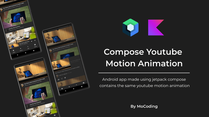 Android Youtube Motion Animation