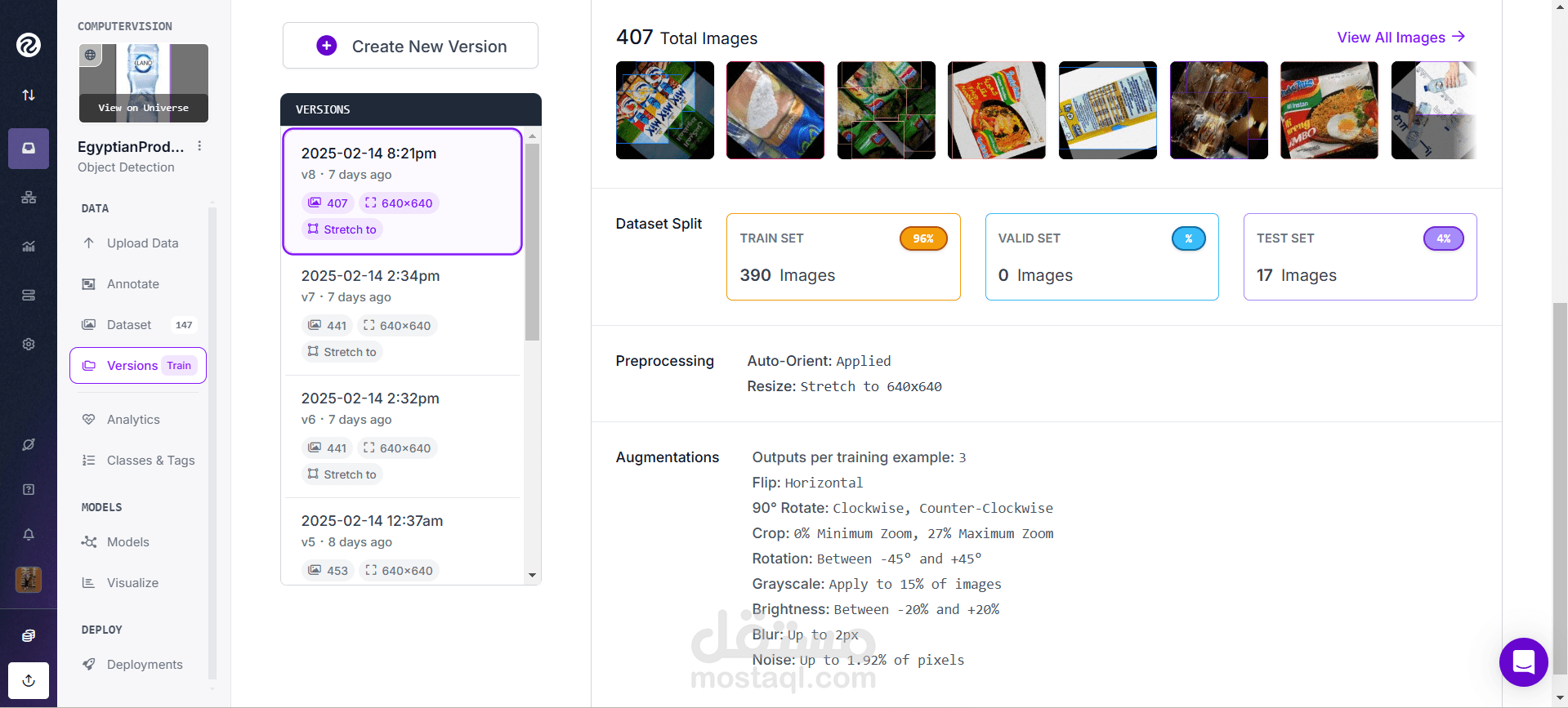 Egyptian Product Recognition Dataset for AI-Powered Smart Cart