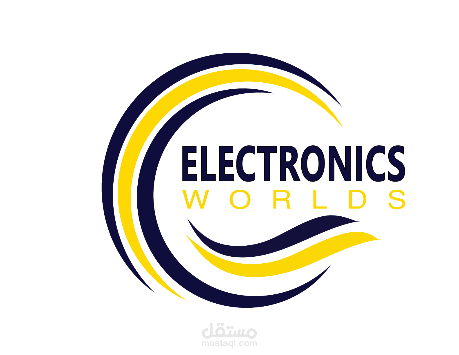 موقع Electronic Worlds شركة افتراضية تعرض منتجاتها ويدعم هذا الموقع كلتا اللغتين العربية والإنجليزية