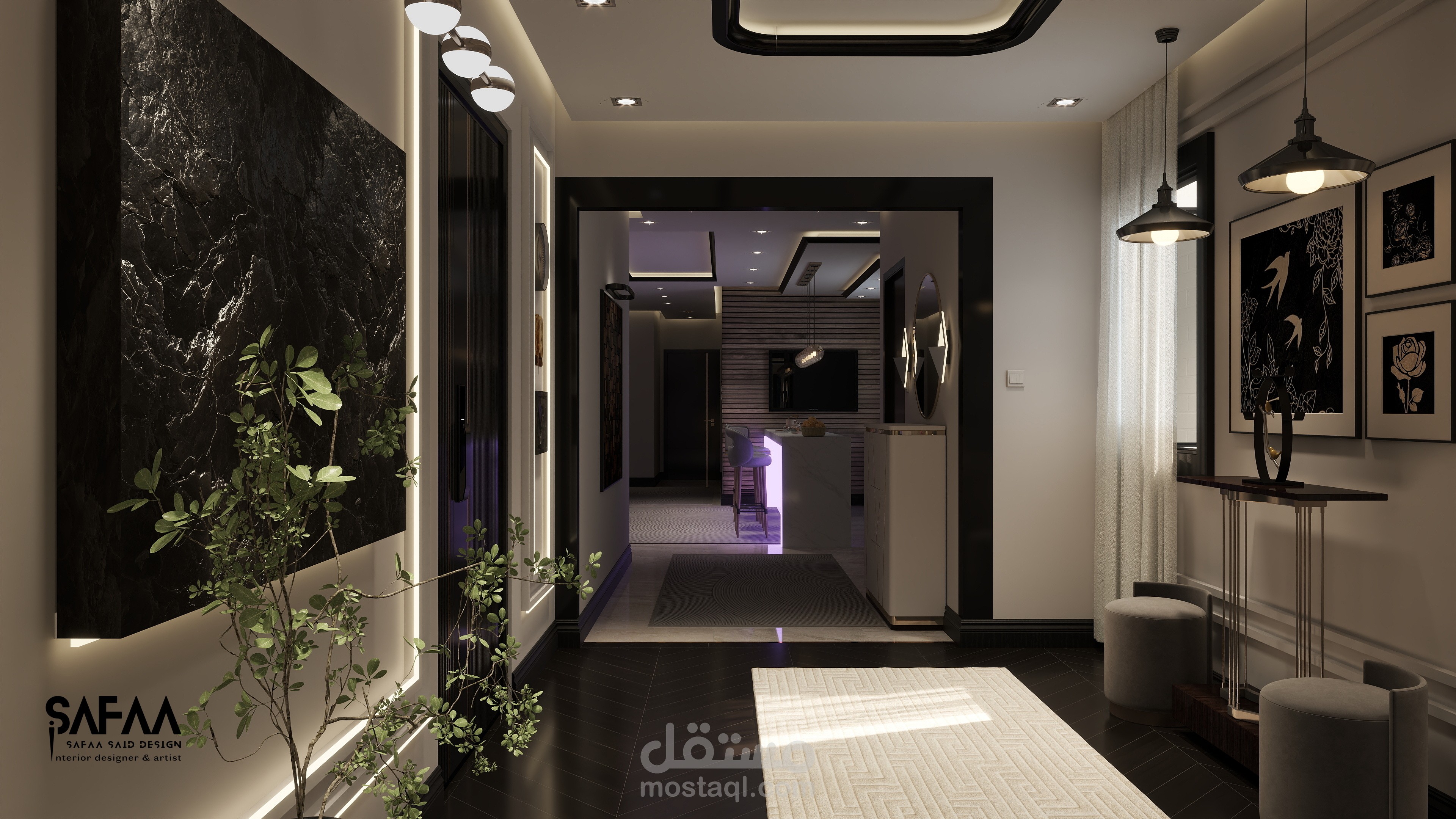 Interior design for 'Entrance area at home'