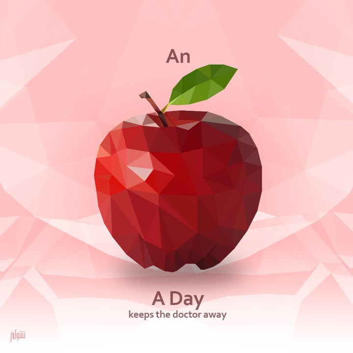 Low-poly Apple