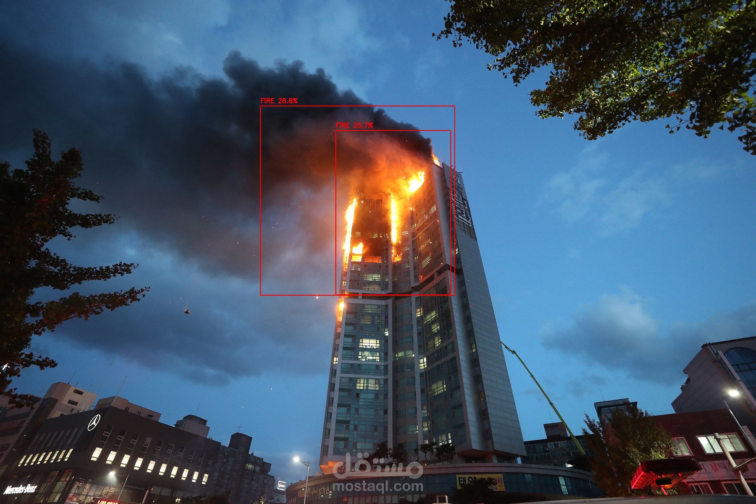 Real Time Fire Detection System