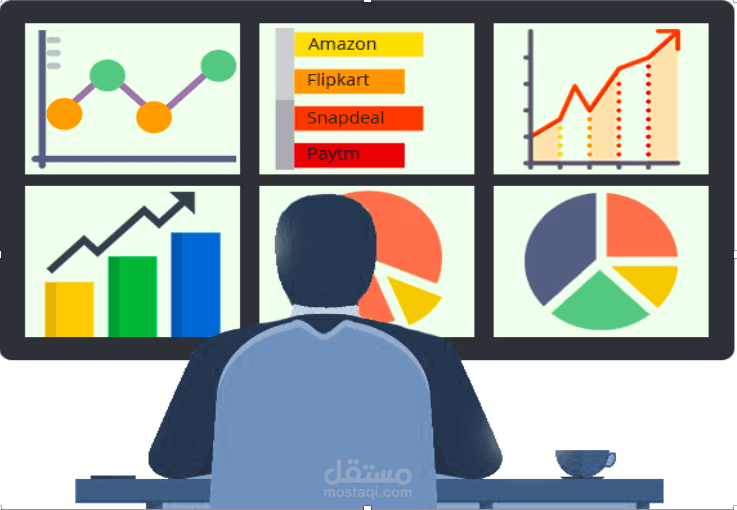 تطوير لوحة تحليلات المبيعات باستخدام Power BI