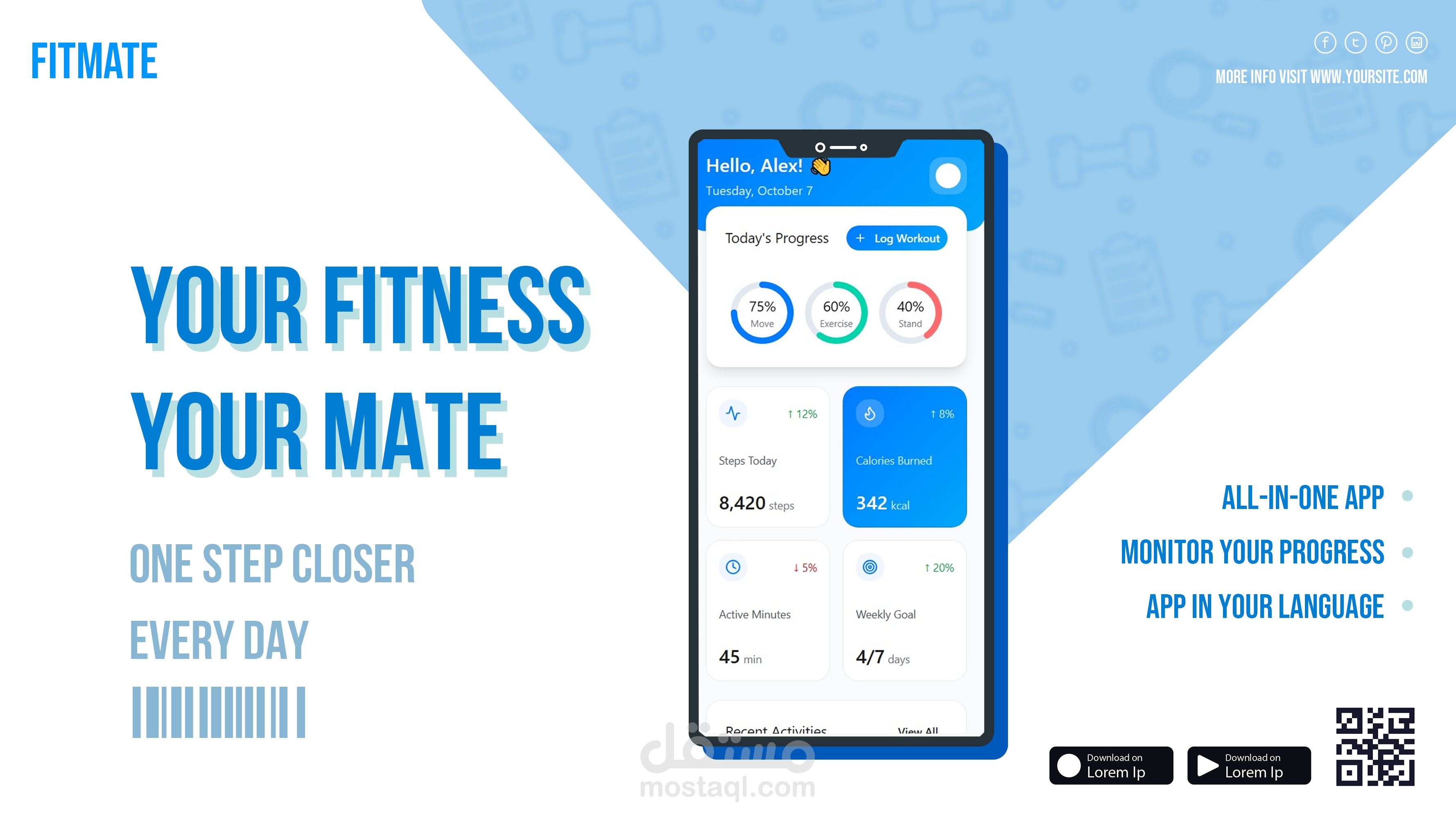 Fitmate - Fitness Mobile App