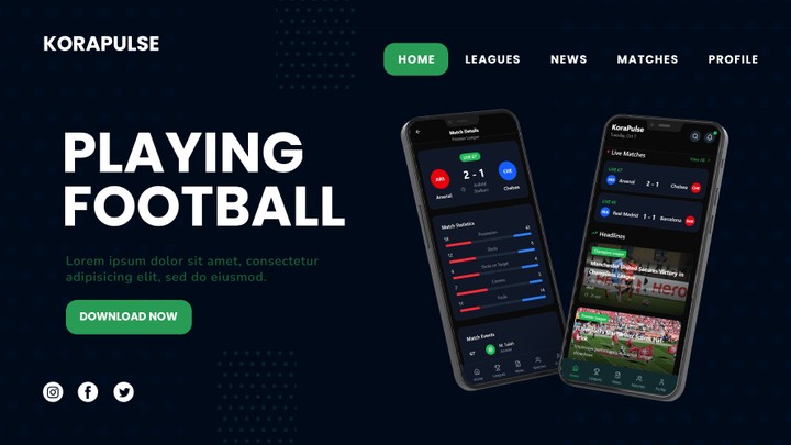 KoraPulse - Football News Mobile App