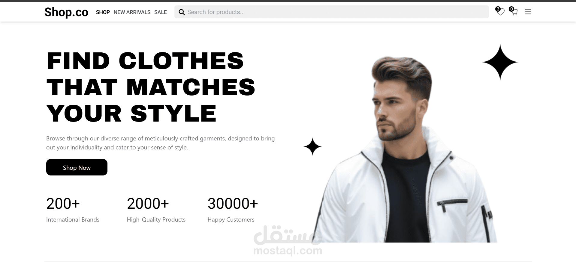 e-commerce app , متجر الكتروني