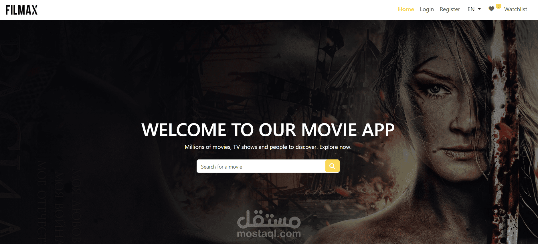 Movie Browsing Platform – Dynamic Front-End UI