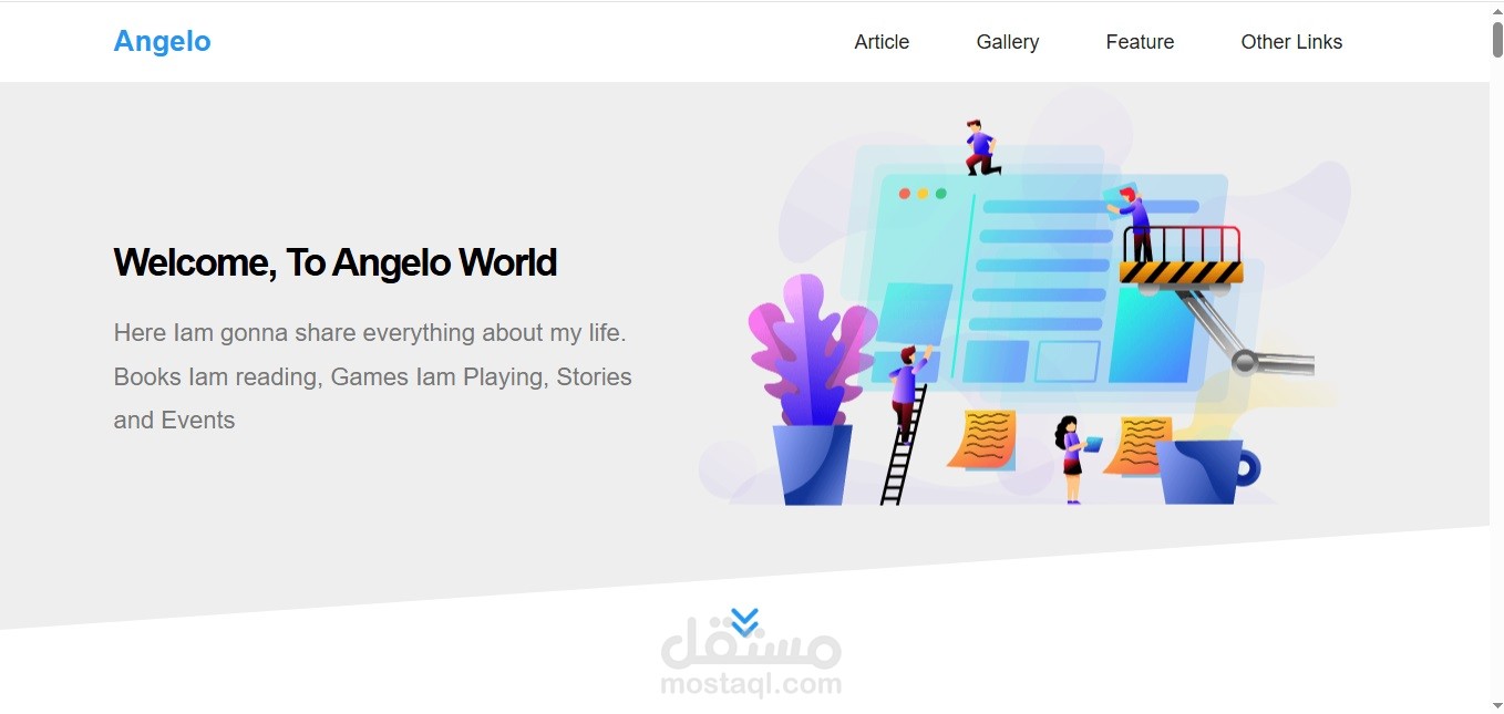 صفحة هبوط احترافية — HTML • CSS • JavaScript (React basic)