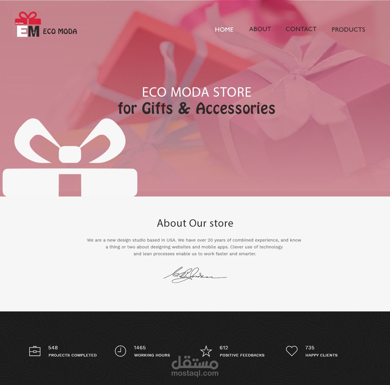 echo moda website