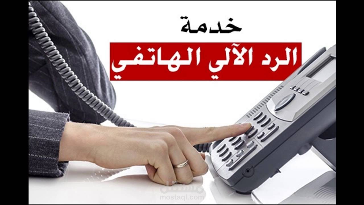 عينة رد آلي باللغة العربية والإنجليزية