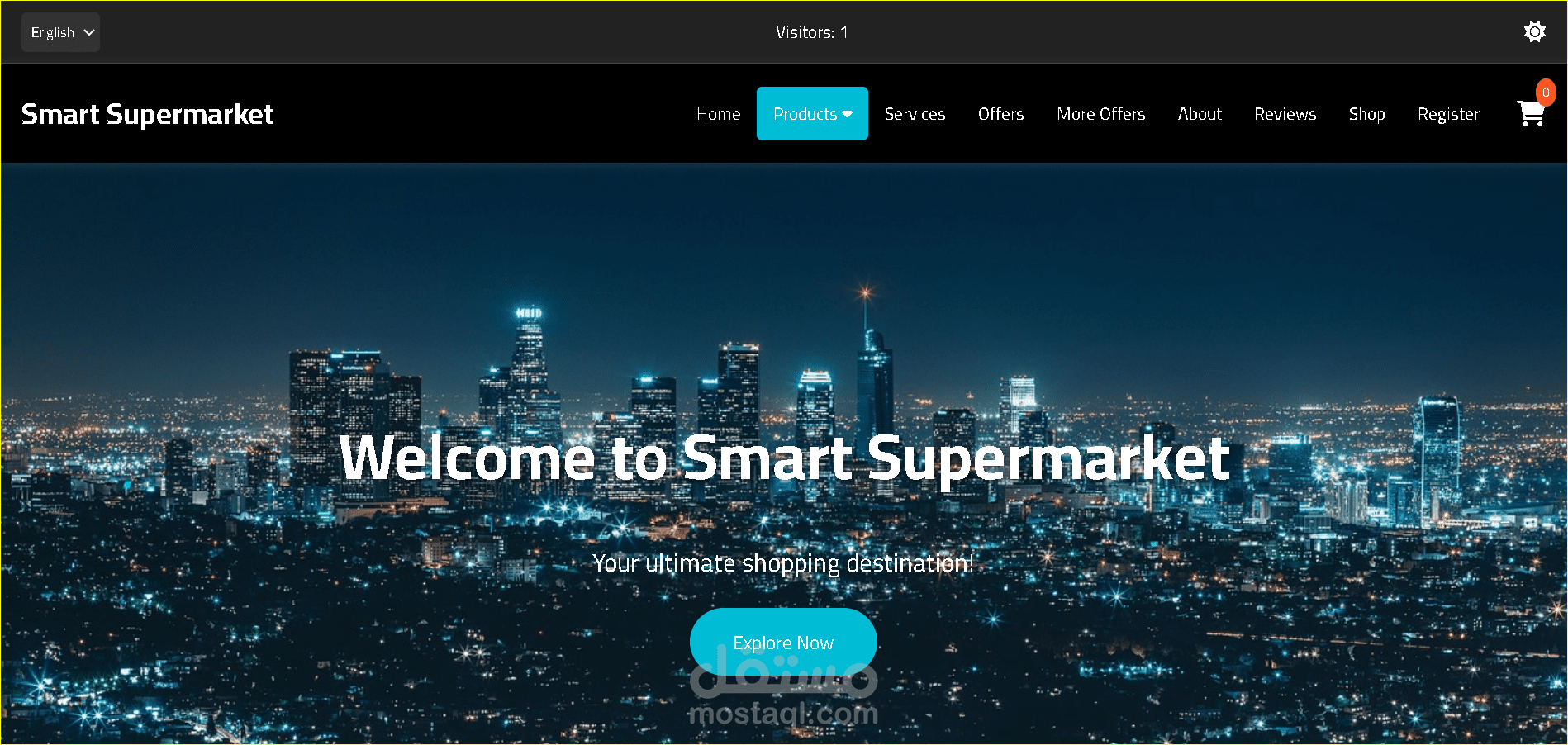 Smart Supermarket Web Site