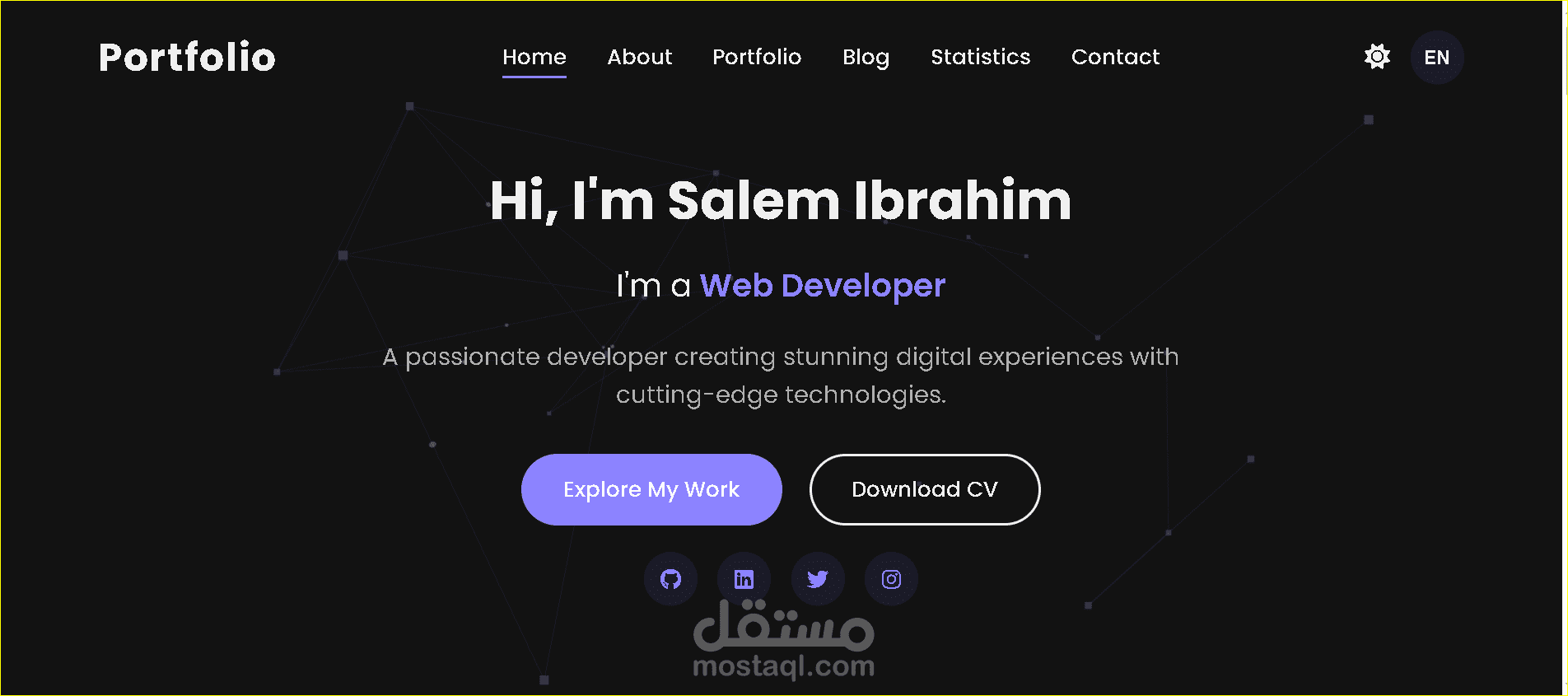 My_Portfolio موقعي الشخصي