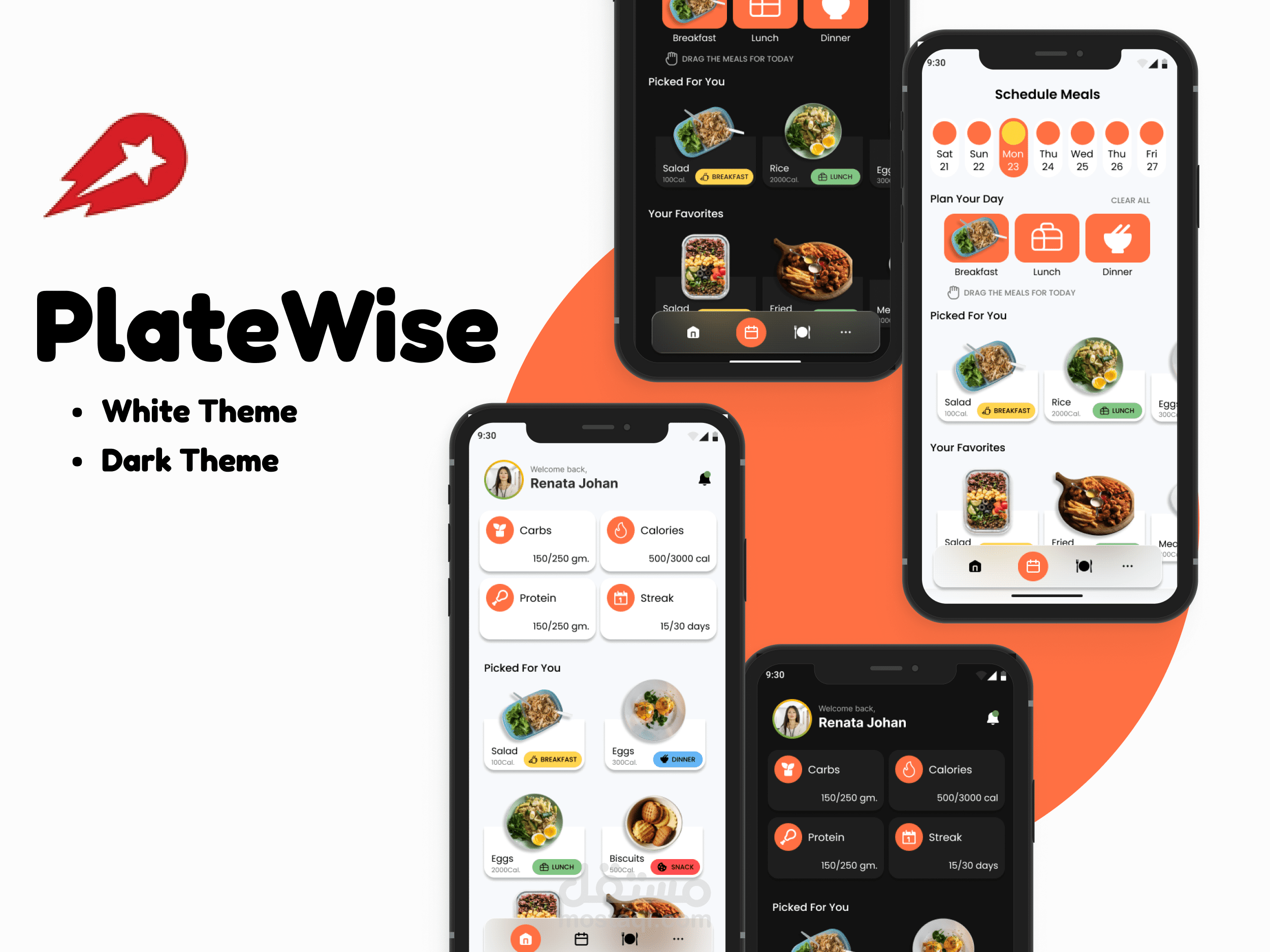 Platewise – تطبيق لتتبع المكونات والوصفات الغذائية