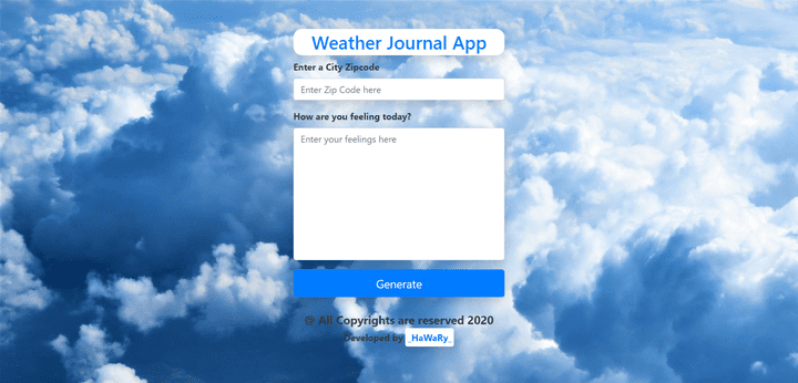 Weather Journal