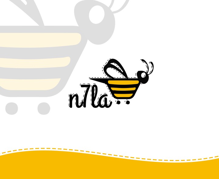 شعار وهوية بصرية لتطبيق " N7la "