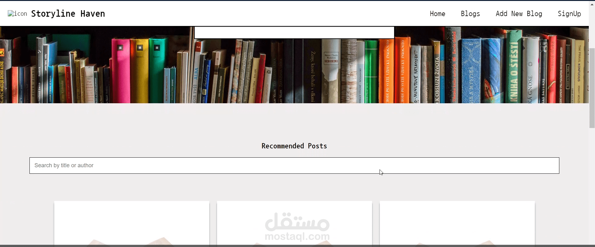 Blog Library