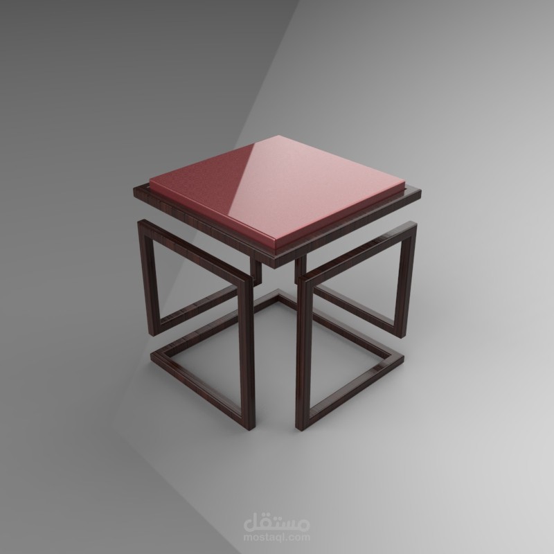 spiderweb-shaped table